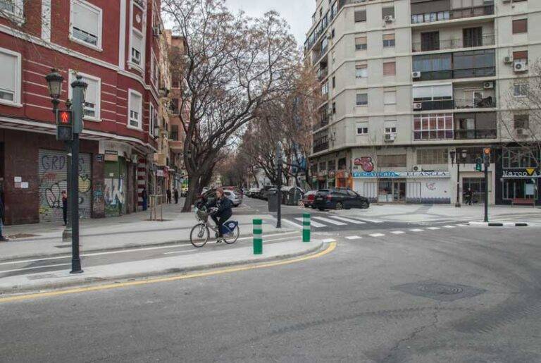 Acabadas las obras de reordenación de la calles Cuenca - Palleter - Alzira