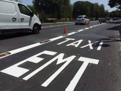 Segregacio carril EMT-Taxi
