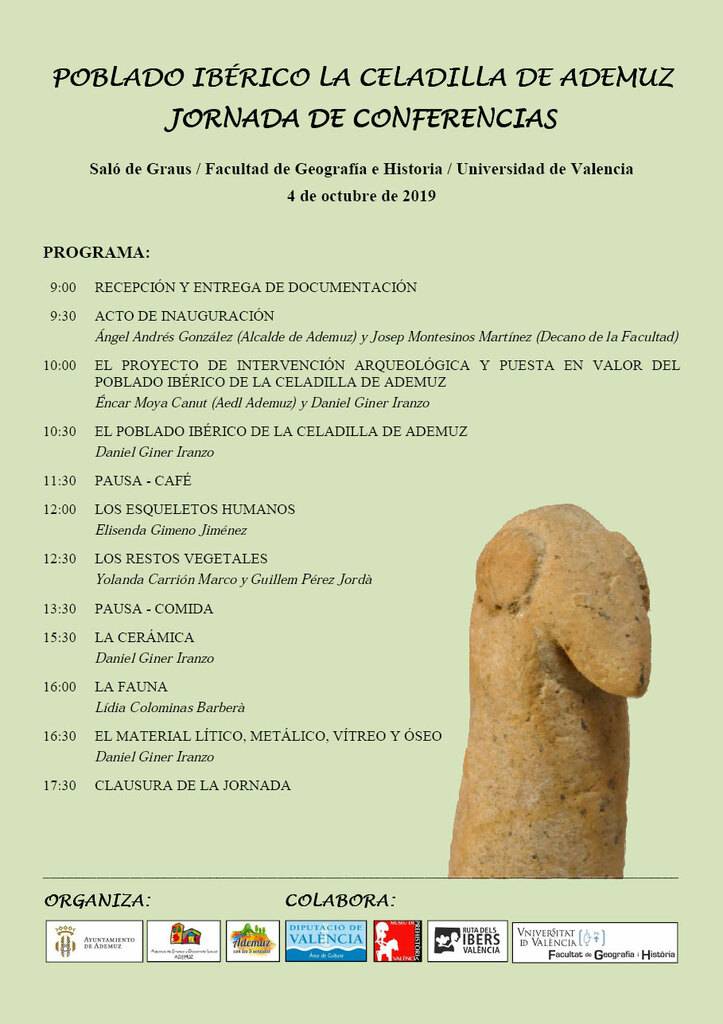 El poblado ibérico La Celadilla a estudio en la UV 3 Programa Jornada La Celadilla