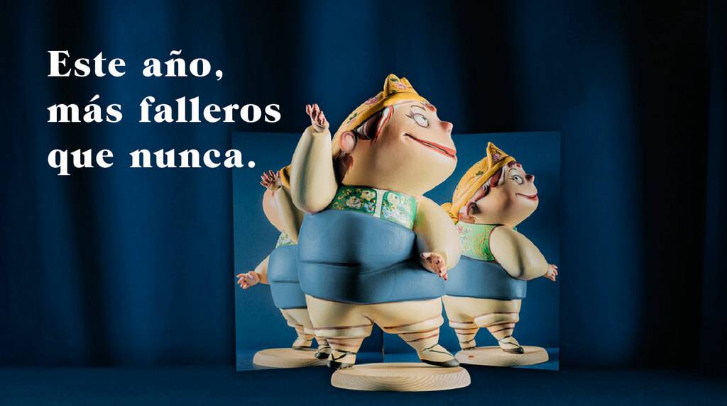 Turismo lanza la campaña “Más falleros que nunca” 6 Més fallers que mai / Más falleros que nunca