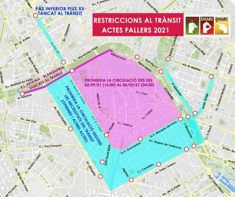 Estas son las restricciones a la circulación por fallas