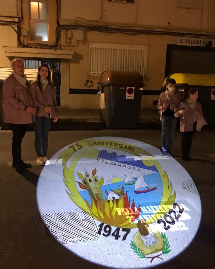 La Falla Malvarrosa inauguró sus luces de Navidad 7 2021 12 14 llums nadal malva rosa 3
