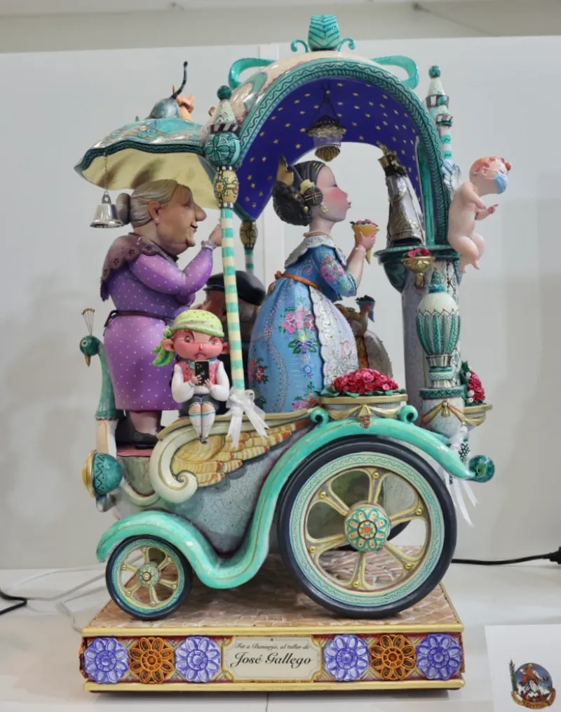 Convento de Jerusalén - Matemático Marzal obtiene el ninot indultat infantil 1 Ninot Indultat infantil 2022