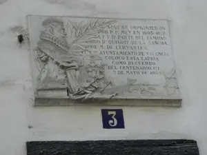 placa cervantes