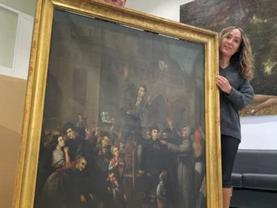 llenç alçament popular / lienzo alzamiento popular