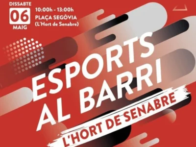 Esports al barri de l'Hort de Senabre, esports al barrio del Hort de Senabre