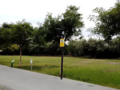càmeres de vigilància del Parc Central
