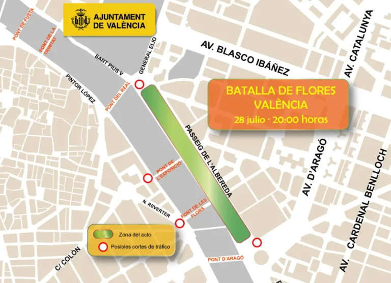 Todo Listo para la Batalla de Flores 2024: Valencia Ultima los Preparativos