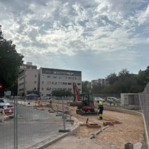 obres de millora de la plaça de Segòvia, obras de mejora de la plaza de Segovia