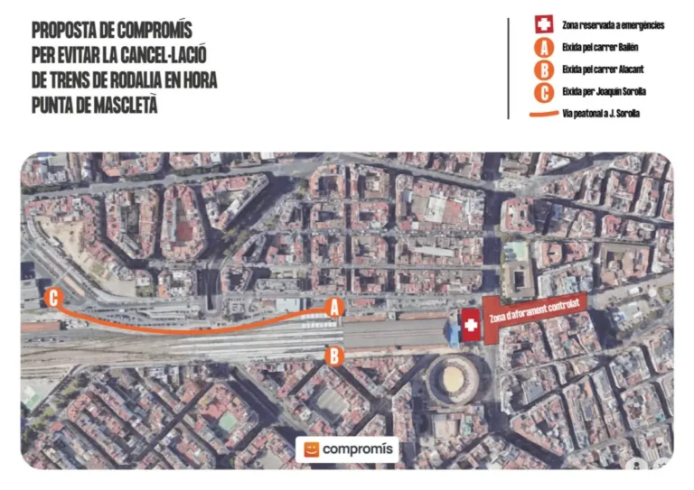 Rodalies durant les mascletaes / Cercanías durante las mascletás