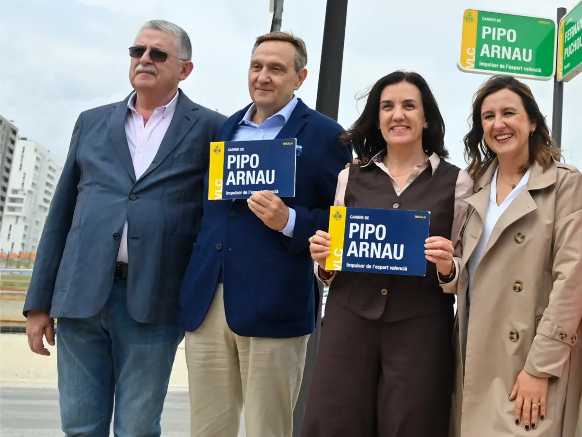 Carrer de Pipo Arnau a Malilla / Calle de Pipo Arnau en Malilla