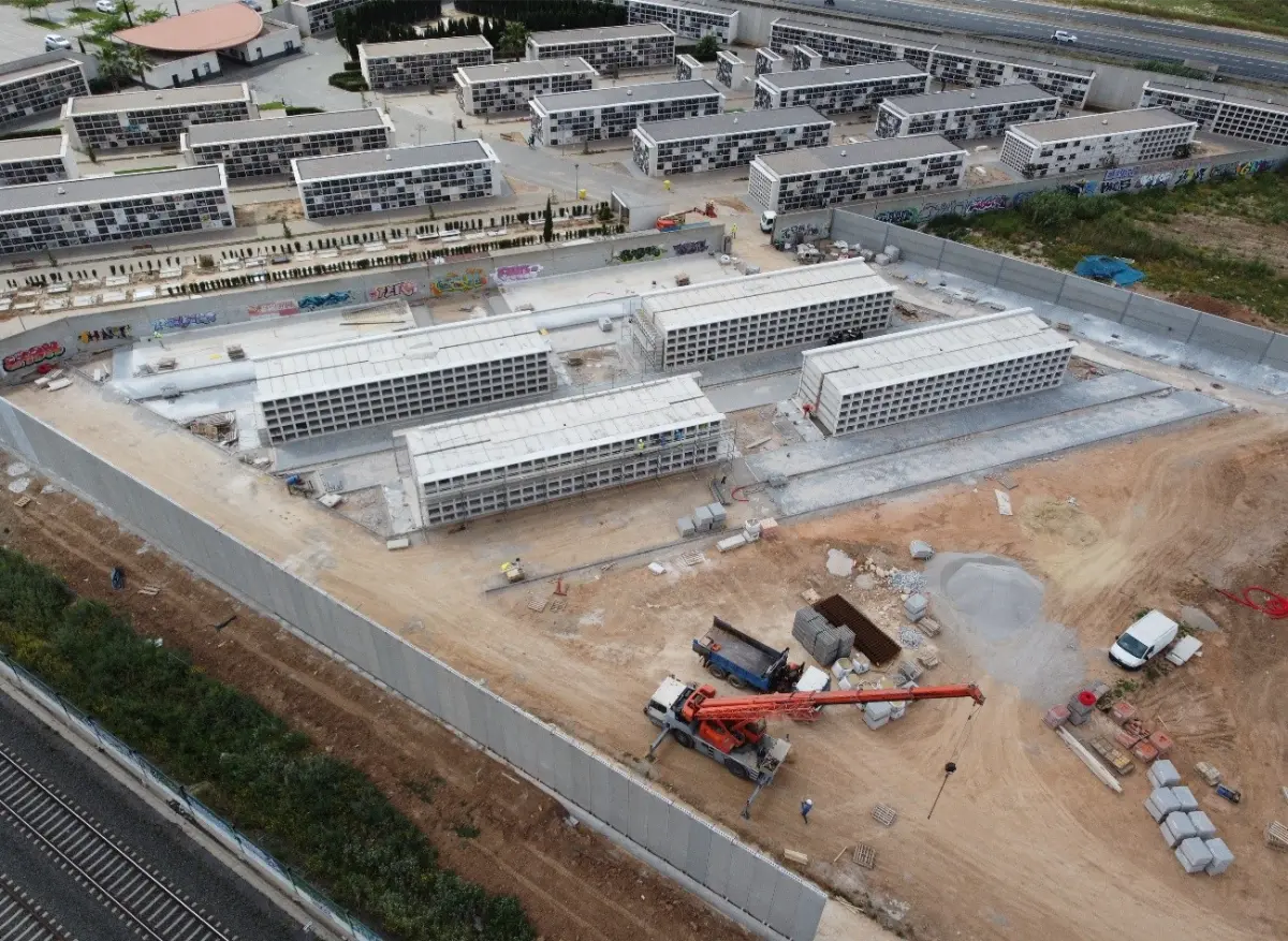 Ampliació del Cementeri General de València en la secció 21
