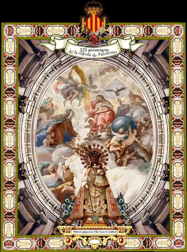 Tapís floral de la Mare de Déu dedicat a Antonio Palomino a València