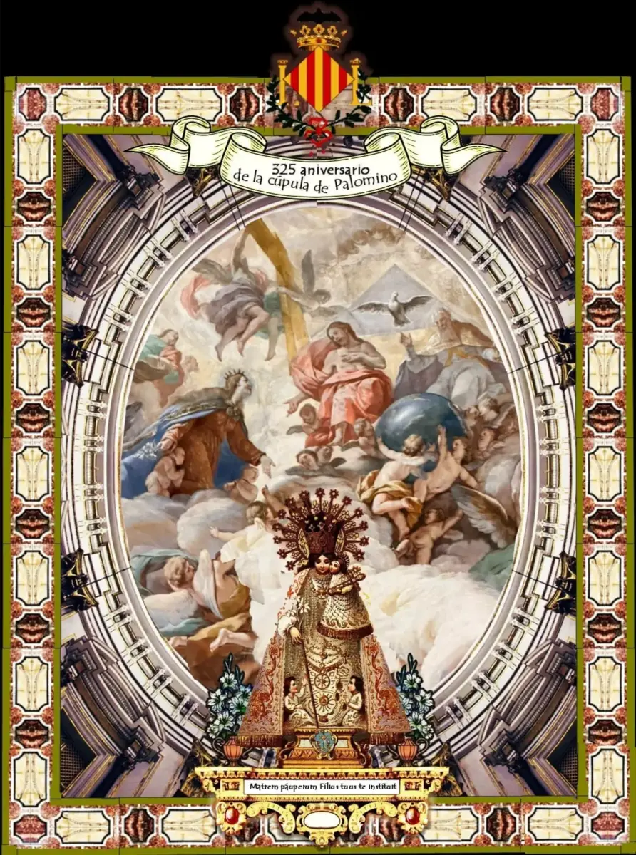 Tapís floral de la Mare de Déu dedicat a Antonio Palomino a València