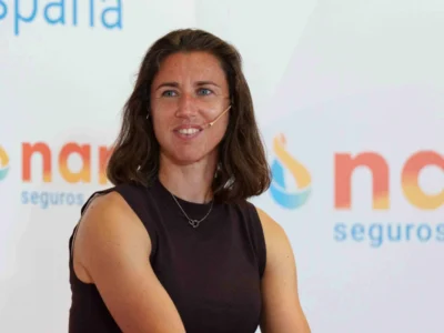 Sara Sorribes en la presentació de l’estudi sobre benestar emocional i esport