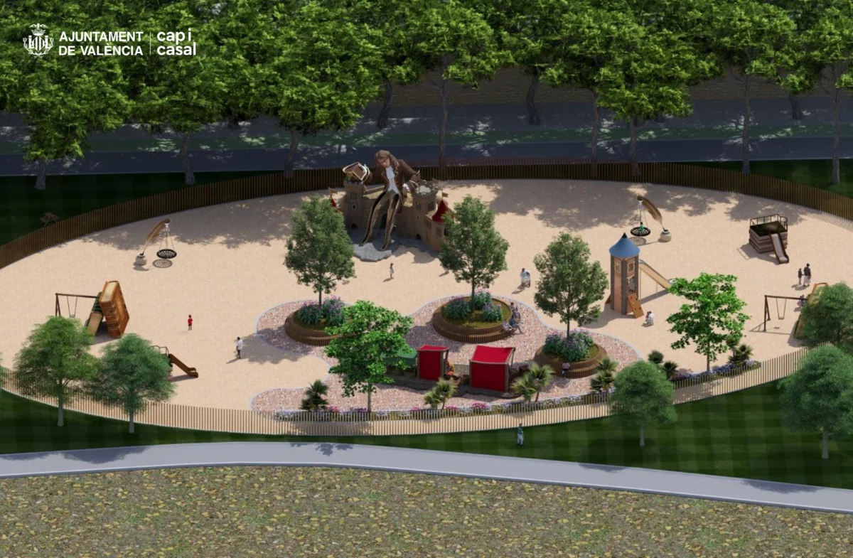 El nuevo Gulliver en el Jardín del Túria tendrá una escultura de 8,3 metros y nace con críticas por Campanar 2 0608 Figuraciýý El Lilliput de Gulliver (1)