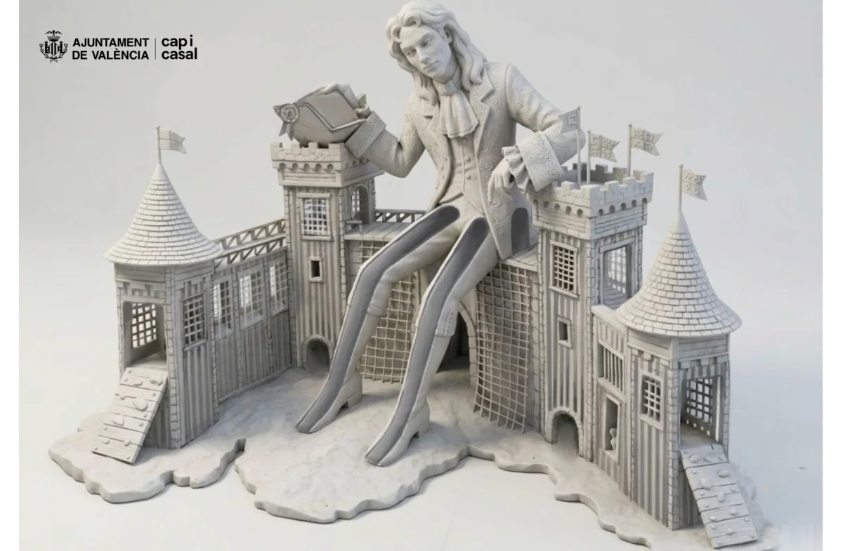El nuevo Gulliver en el Jardín del Túria tendrá una escultura de 8,3 metros y nace con críticas por Campanar 3 0608 Figuraciýý El Lilliput de Gulliver (2)