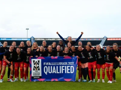 Selecció espanyola femenina després de classificar-se per al Mundial 2027