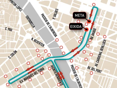 VII Volta a Peu Runners Ciutat de València amb recorregut per Mestalla i Gran Via
