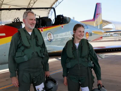 Vol d’instrucció de la Princesa d’Astúries amb el Rei en l’Acadèmia General de l’Aire i de l’Espai - fotografia 4