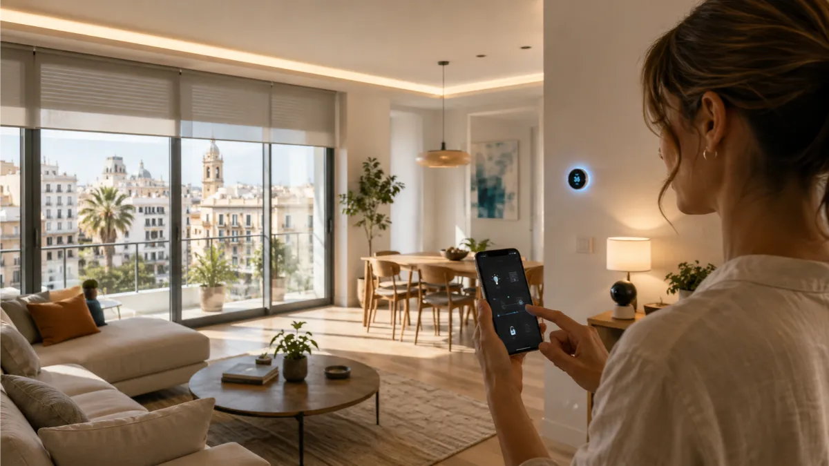 La domótica impulsa una nueva forma de entender la vivienda en Valencia 1 domótica en València