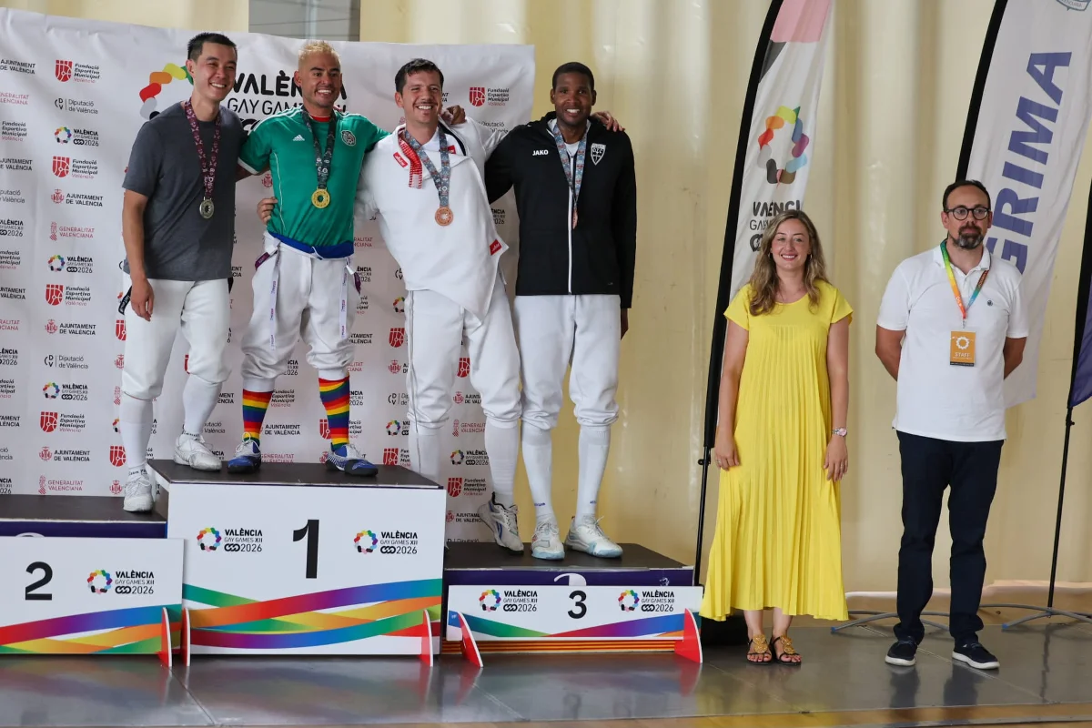 Los Gay Games València 2026 entregan sus primeras medallas con diseño fallero 1 Gay Games València 2026 amb medalles inspirades en la indumentària valenciana