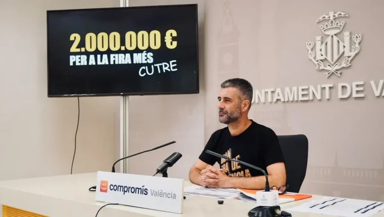 Pere Fuset presenta el cost de la Fira de Juliol 2026 en una roda de premsa