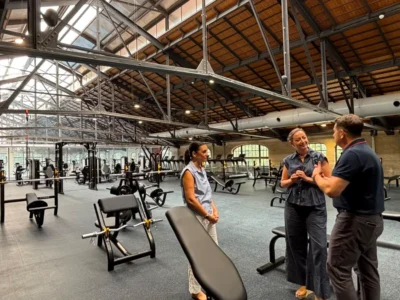 Sala de musculació del Poliesportiu del Parc Central de València