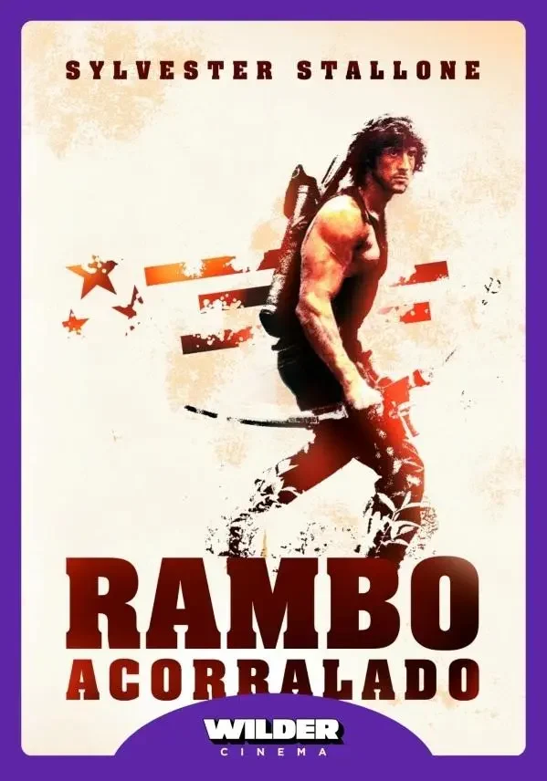 Cartell de Rambo Acorralado