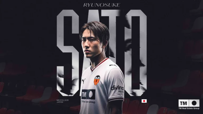 Ryunosuke Sato València CF: ficha hasta 2031 y será el primer japonés del primer equipo masculino
