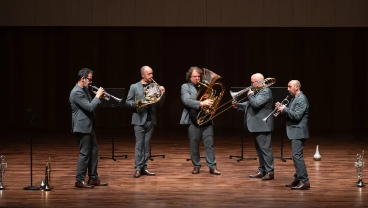 Spanish Brass en la final del Mundial 2026 abans de l’Espanya-Argentina