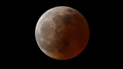 Eclipsi parcial de Lluna visible des de València