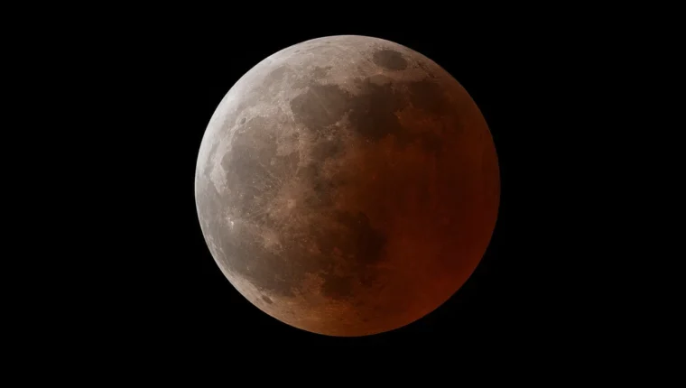 Eclipsi parcial de Lluna visible des de València