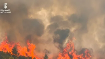 Incendi Calderona amb Gàtova evacuada i 423 hectàrees afectades