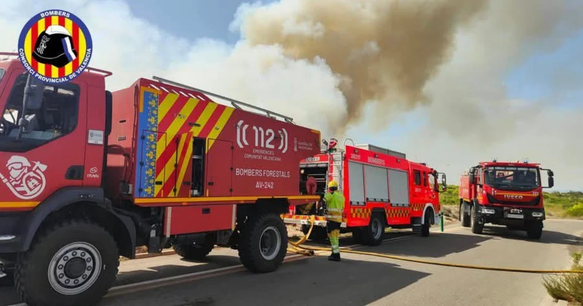 Incendi a El Saler: evacuen el poble i els càmpings i activen la situació 2