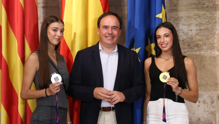 Marina Cortelles i Lucía Muñoz, campiones del món de gimnàstica rítmica amb Espanya