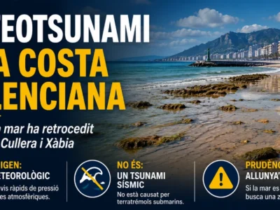 Meteotsunami costa valenciana: retirada de la mar i claus del fenomen meteorològic