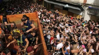 Tomatina 2026: ambient d’una edició de la festa a Bunyol