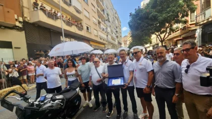 Jorge Martínez ‘Aspar’ durant l’homenatge del Trofeu de Velocitat de Xàtiva 2026