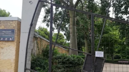 Jardí d’Aiora tancat per l’alerta taronja per pluges a València