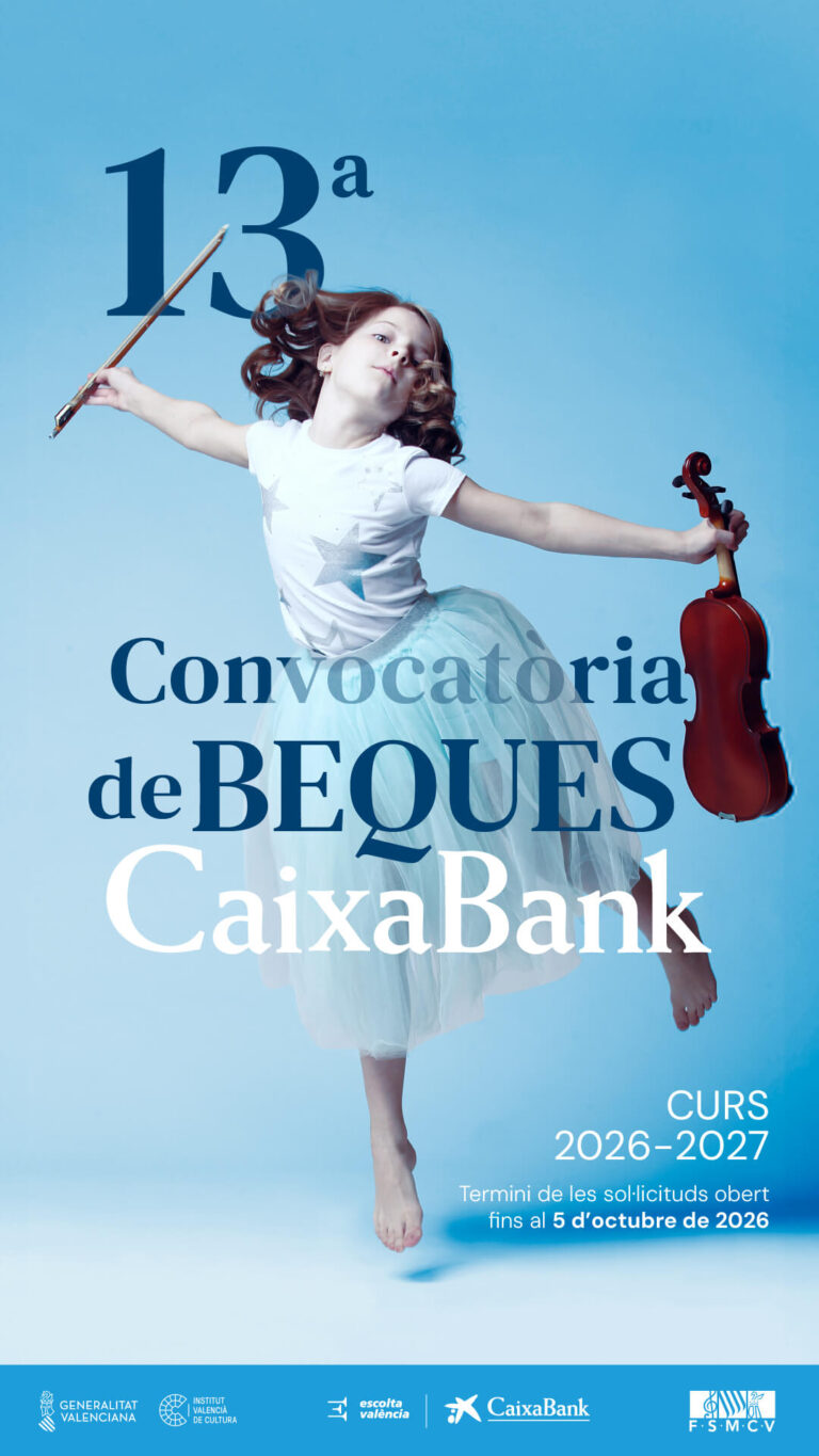 Beques per a escoles de música: 275.000 euros i ajudes de fins a 500 €