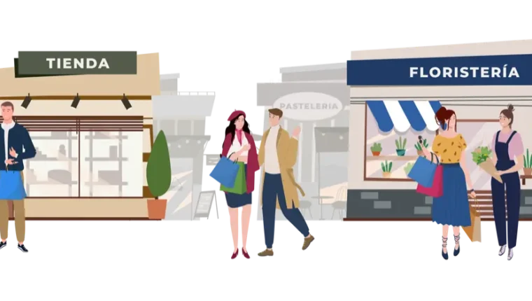 Il·lustració oficial de la campanya Bons Compra de Pérez Galdós i Giorgeta 2026 a València