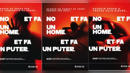 Cartells de la campanya contra l’explotació sexual de València de setembre de 2026