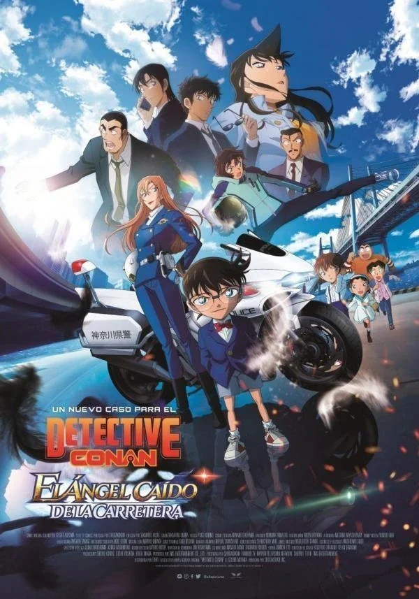 Cartell de Detective Conan el Angel Caido de la Carretera