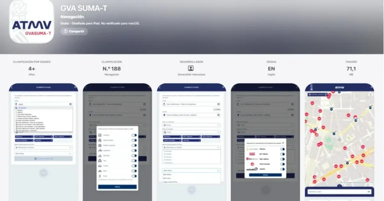 GVA SUMA-T: guia pràctica de l’app que reunix el transport públic de València