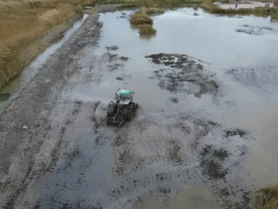 Treballs de gestió per reduir les emissions de la Marjal dels Moros a Sagunt