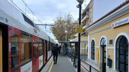Estació de Rafelbunyol de la línia 3 de Metrovalencia