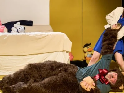 Tristesa i alegria en la vida de les girafes al Teatre Rialto de València