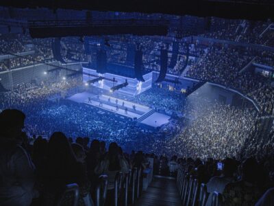 Roig Arena durant un concert en el primer aniversari del recinte de València