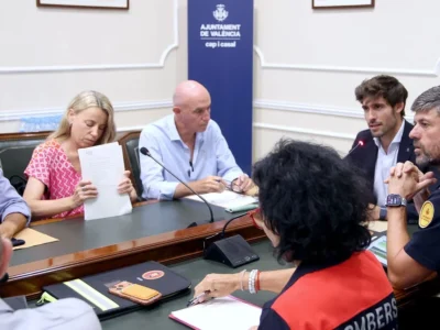 Reunió de la Junta Local de Protecció Civil sobre els tallafocs de la Devesa després de l’incendi del Saler